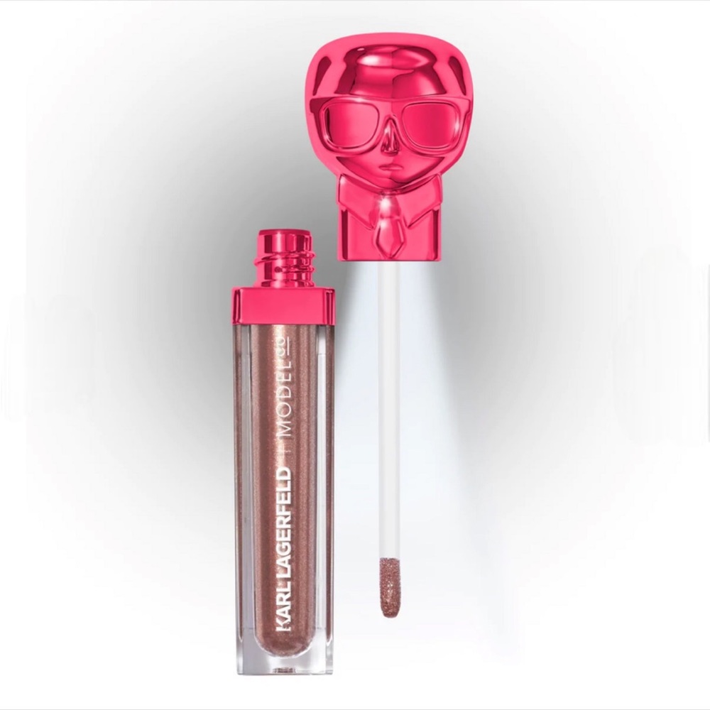 new Karl Lagerfeld x Modelco ᨎ Lip Lights Special FX Top Coat Gloss ᨎ Rhumba ᨎ - Picture 7 of 16